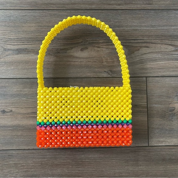 Susan Alexandra Buttercup Gorgine Beaded Purse - Picture 1 of 13